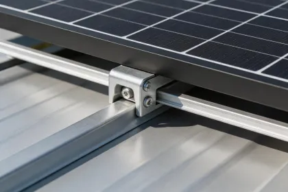 Metal roof solar clamps