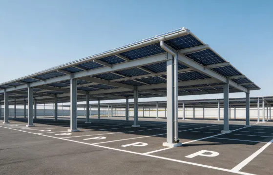 Solar carport steel mounting