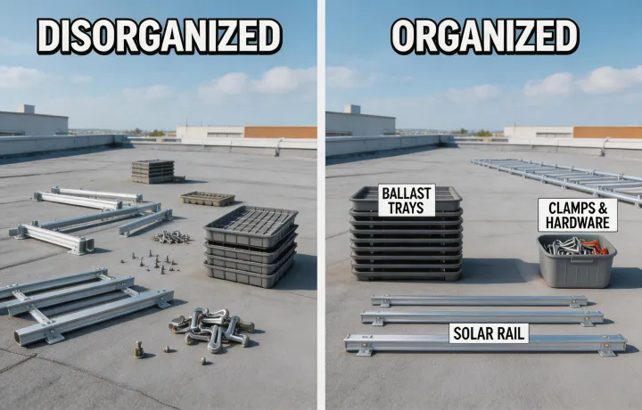 Efficient solar mounting comparison